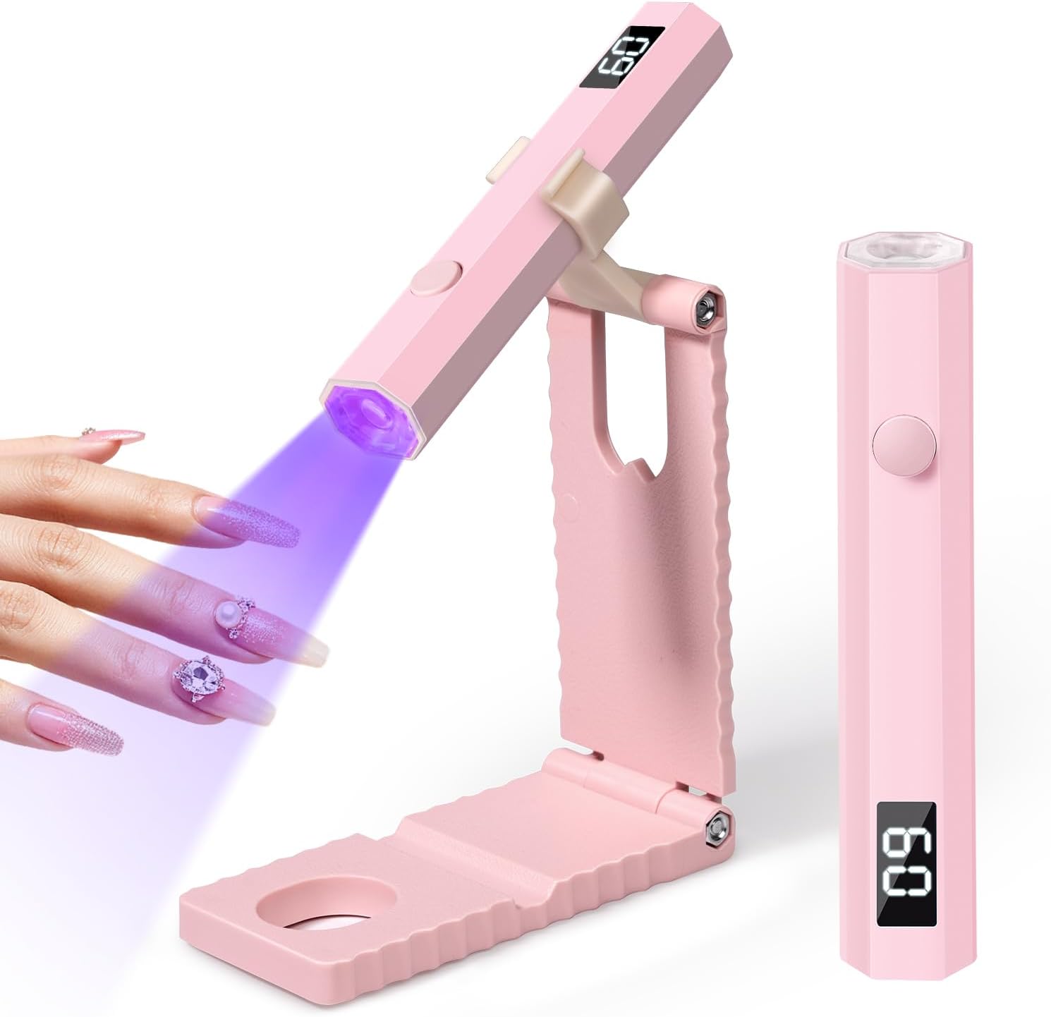 Exposure Unit Uv - Kablosuz UV/LED Tırnak Lambası Seti, Standlı