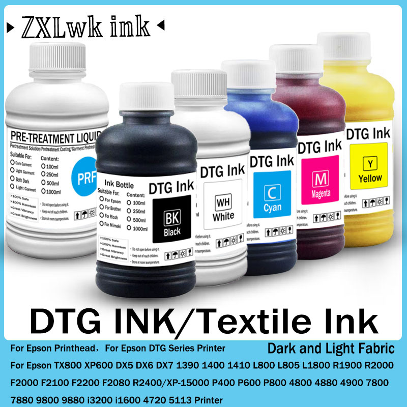 Direct To Garment Ink - DTG Mürekkebi 250ML Tekstil mürekkebi, F2000