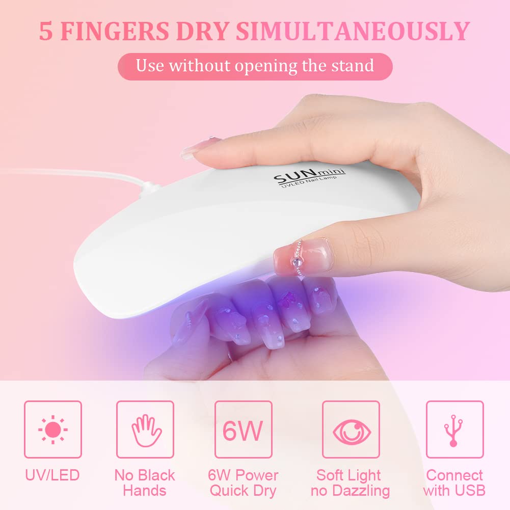 Taşınabilir 6 LED UV Tırnak La - Exposure Unit Uv incelemesi ve fiyatı