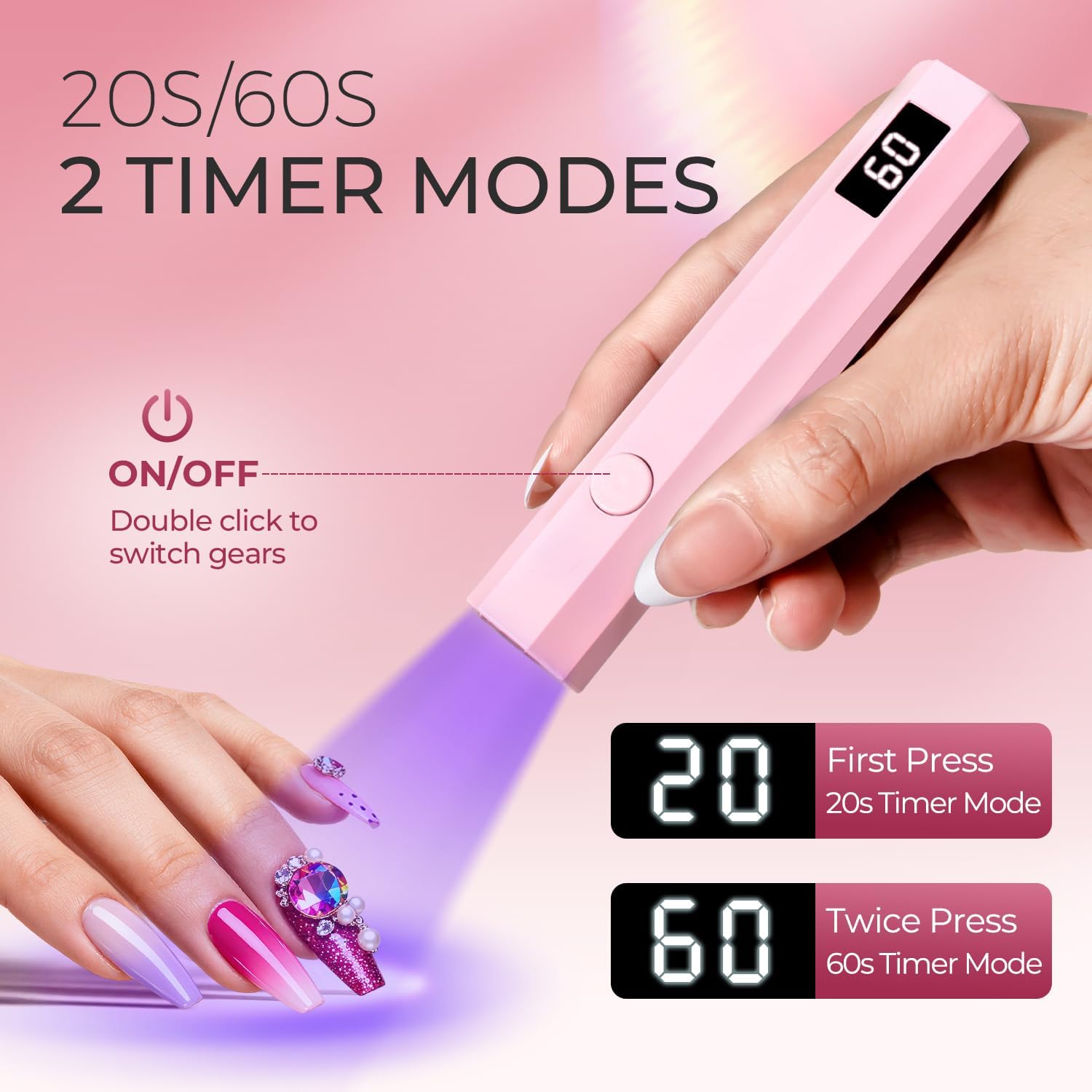 Kablosuz UV/LED Tırnak Lambası - Exposure Unit Uv incelemesi ve fiyatı