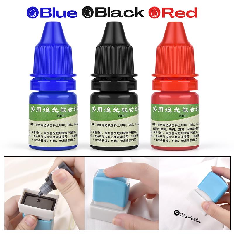 5 ml Mavi Kırmızı Siyah Mürekk - Direct To Garment Ink incelemesi ve fiyatı